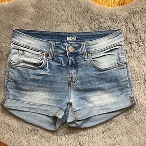 UO BDG Mid Rise Denim Shorts